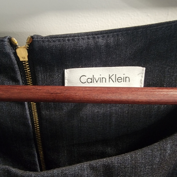 Calvin Klein Women's Blue Charcoal Midi Dress - Picture 4 of 4